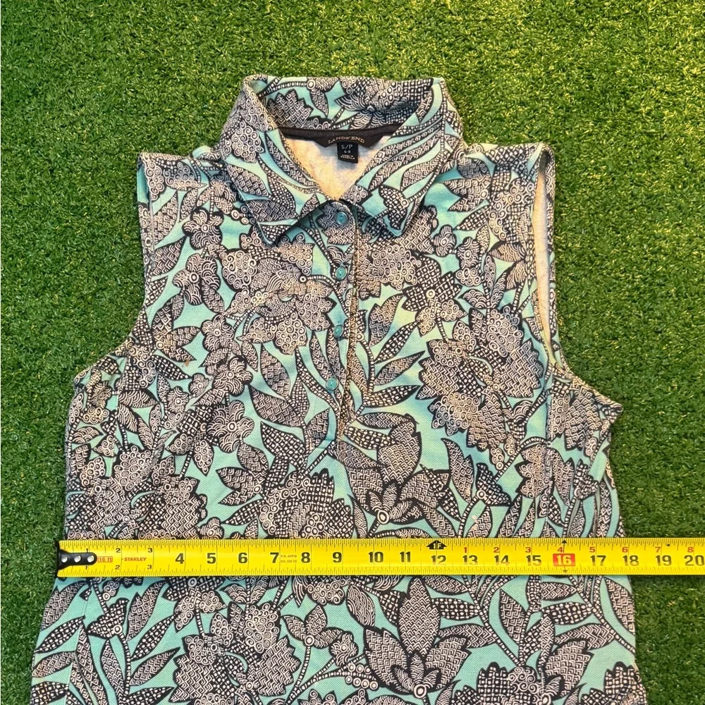 Lands End Floral Sleeveless Dress - Picture 3 of 5